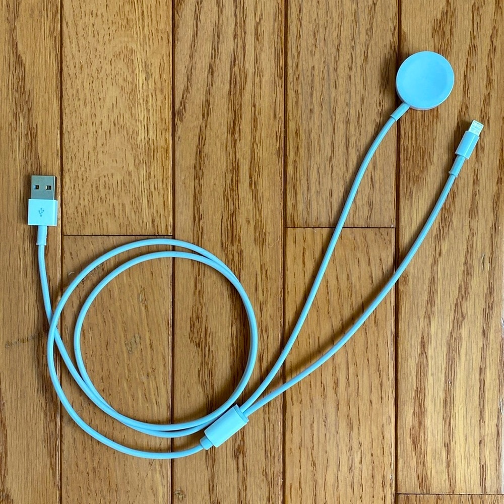APPLE WATCH AND IPHONE Dual Charger Cable